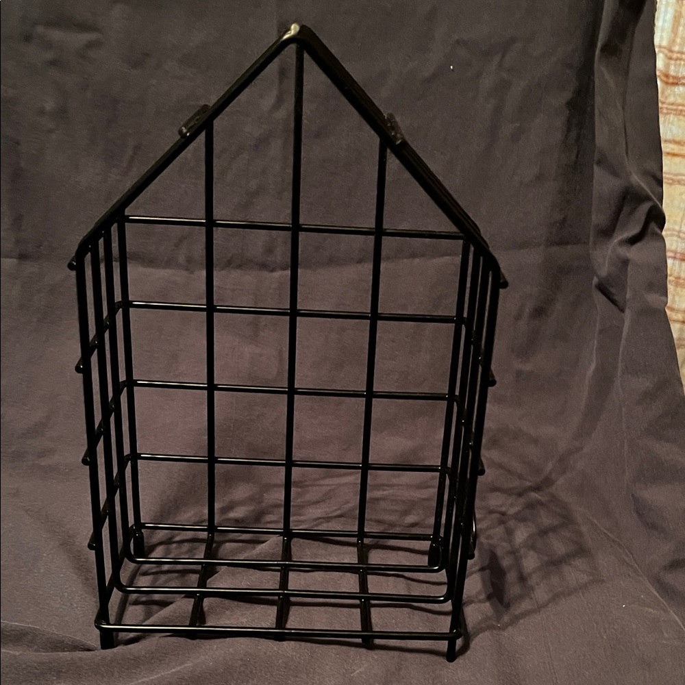 Norwex Black Wire Grid Wall Shelf
